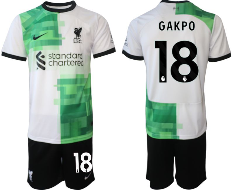 Men 2023-2024 Club Liverpool away white #18 Soccer Jersey
